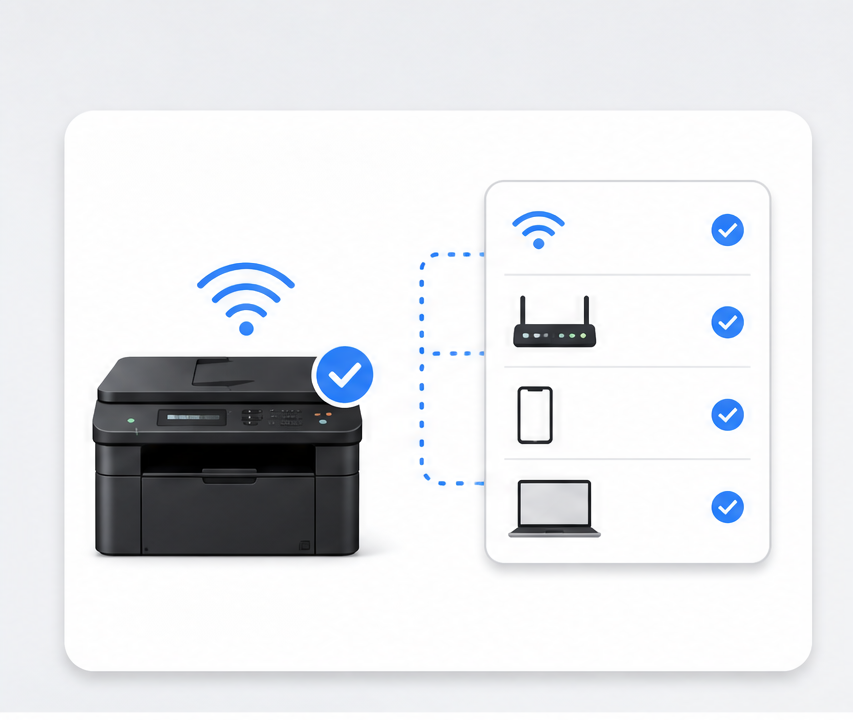 兄弟 DCP-1618W 驱动下载安装完整步骤：Windows 11 64 位从型号确认到测试页