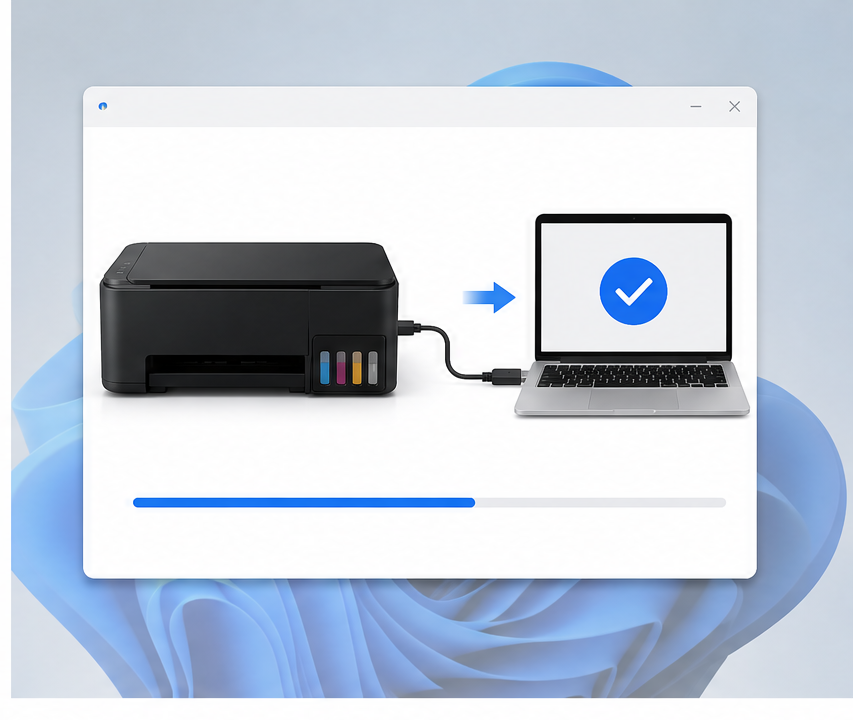 爱普生 L3210 驱动下载安装:Windows 11 64 位从 USB 节点确认到两页样张排查步骤图 3