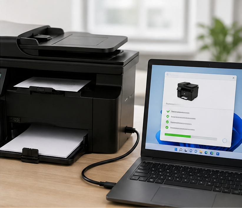 惠普 HP LaserJet M1136 MFP 驱动下载安装教程:Windows 11 64 位完整步骤排查步骤图 3