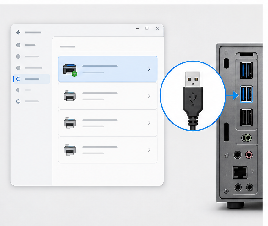 惠普 P1108 驱动下载安装完整步骤:Windows 11 64 位从型号确认到测试页排查步骤图 4