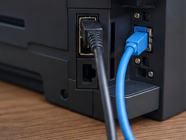 比较网络打印机地址与 TCP/IP 端口