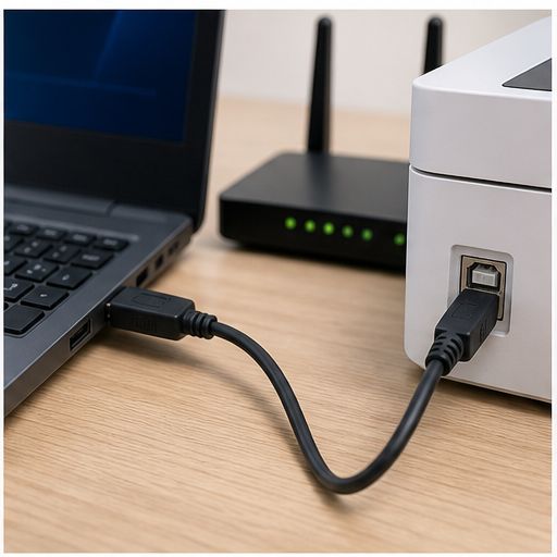 检查打印机 USB 和网络连接