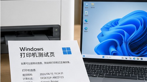 Windows 打印测试页验证