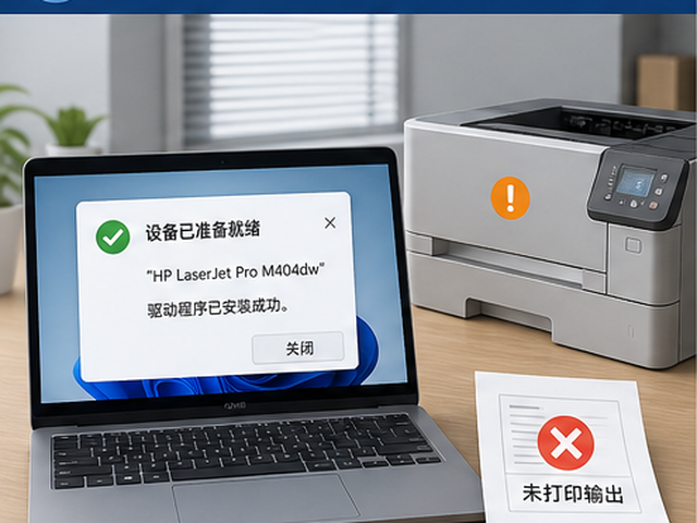 Windows 11 打印机驱动安装后无法打印排查步骤图 1