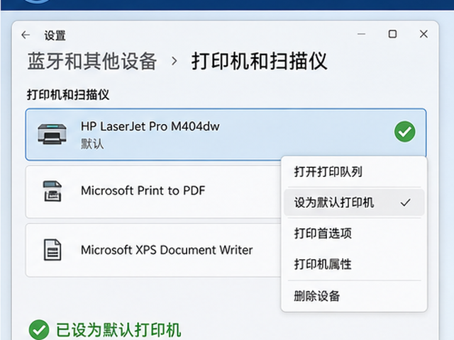 Windows 11 打印机驱动安装后无法打印排查步骤图 3