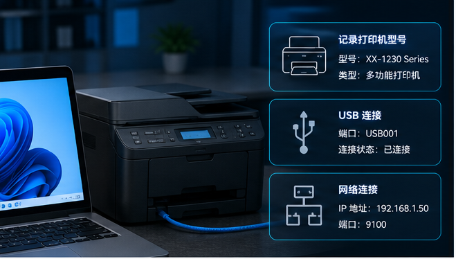 打印机驱动安装后怎么打印测试页？Windows 11 队列与端口验证步骤