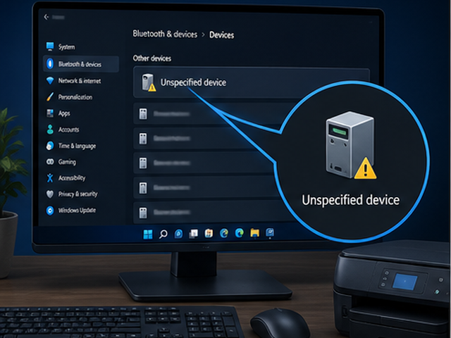 Windows 11 打印机显示在“未指定”设备里怎么办？从识别到驱动队列绑定